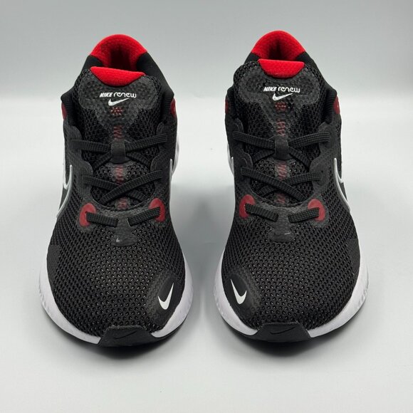 Nike Renew Run Black White University Red - Picture 2 of 10
